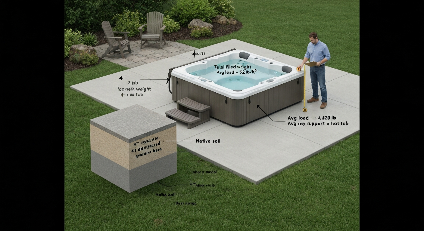 Will My Patio Support a Hot Tub? Safe Checklist & Fixes