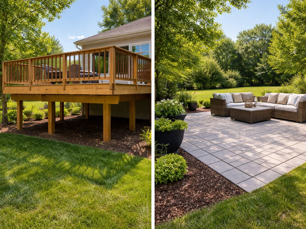 Deck vs Patio: Costs, Maintenance, and Which Fits You