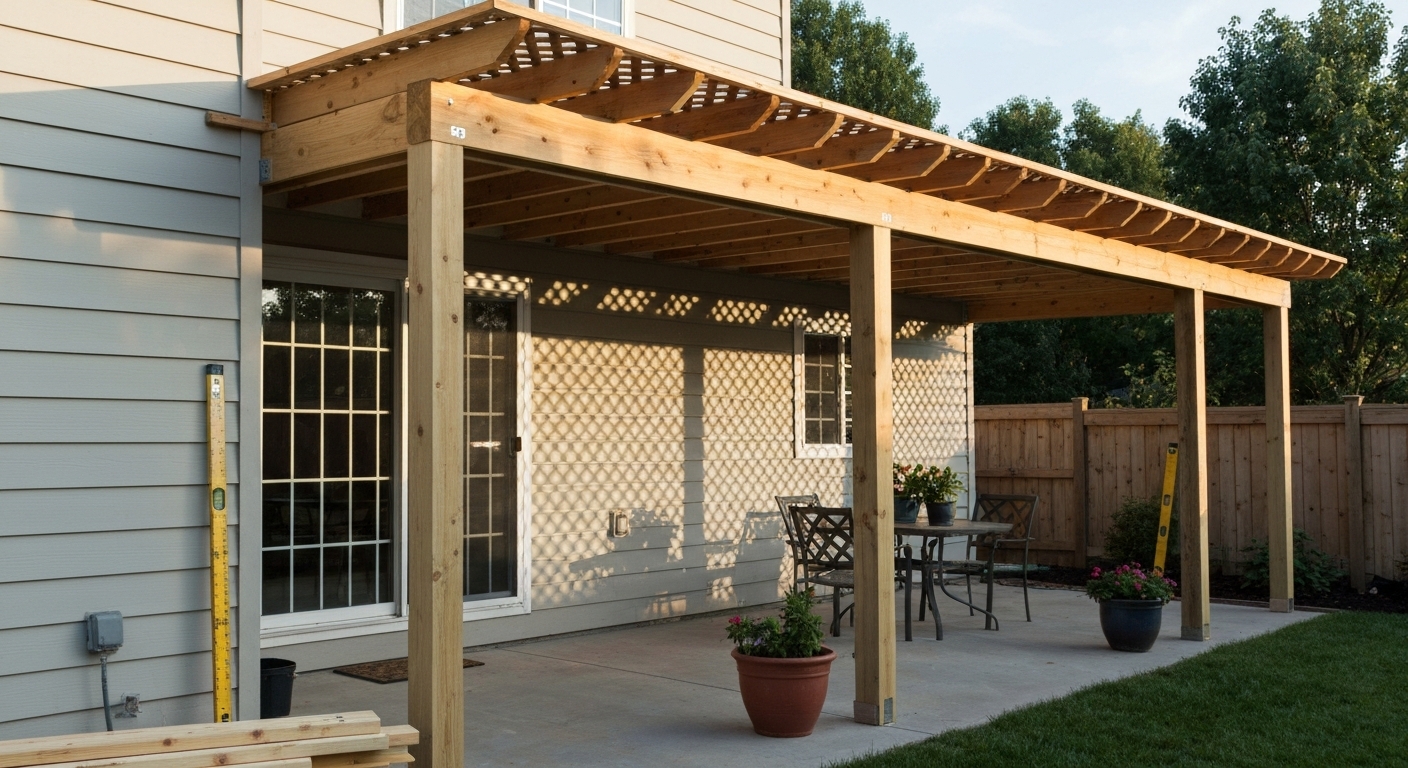 Lattice Patio Covers Do Yourself: Plan, Build, Costs & Pros