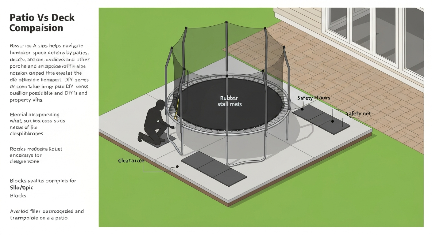 Can You Put a Trampoline on a Patio? Safety & Checklist