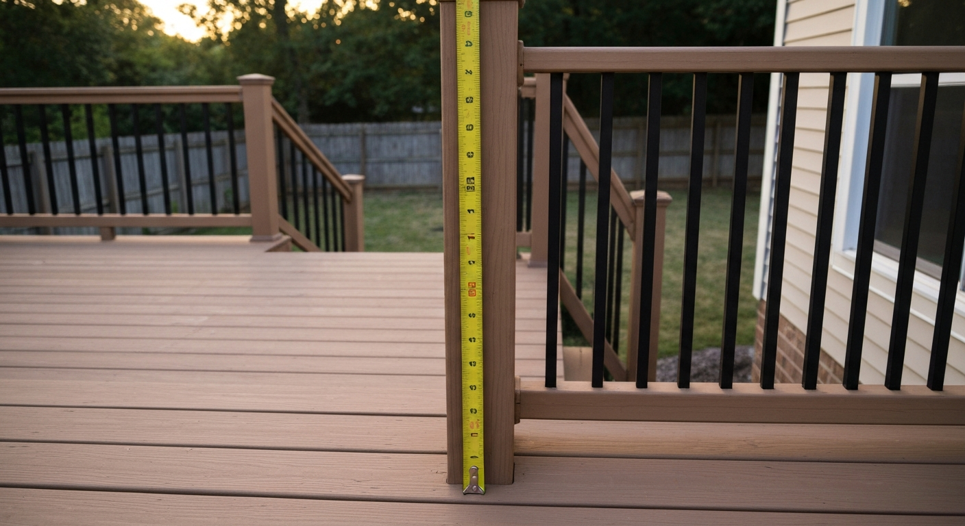 How High Should a Patio Railing Be: Codes, Safety & Design Guide