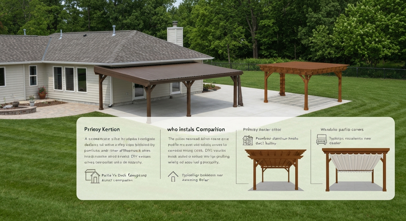 Who Installs Patio Covers: Contractors, Retailers & DIY