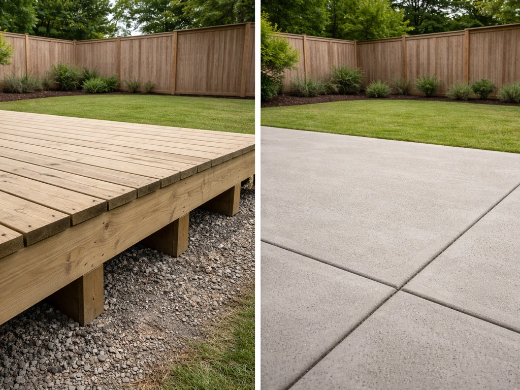 Ground Level Deck vs Patio: Costs, Durability, and Fit