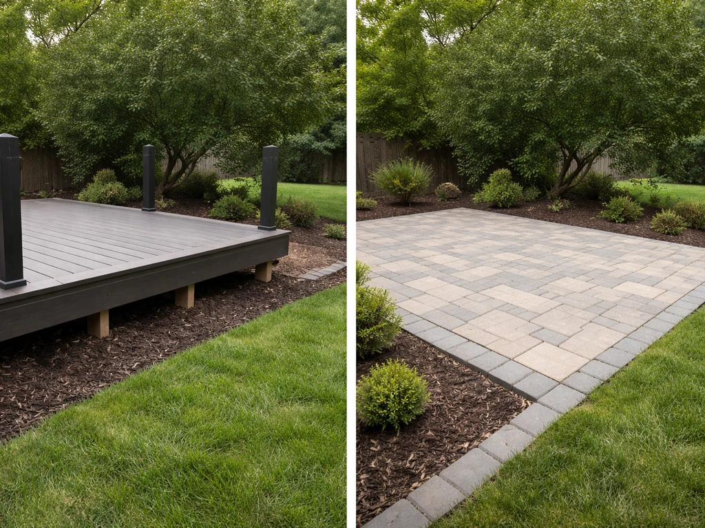 patio vs low deck