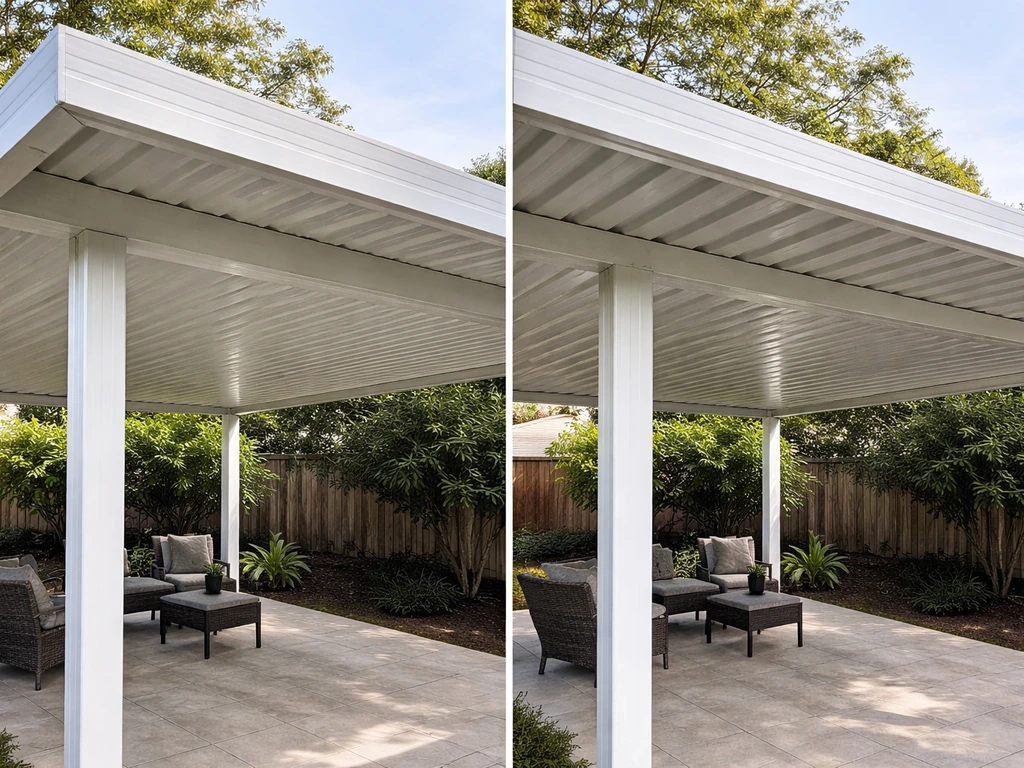 insulated versus non insulated aluminum patio cover