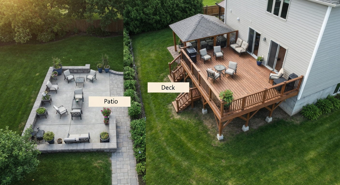 Is Patio and Deck the Same? Clear Comparison for Homeowners